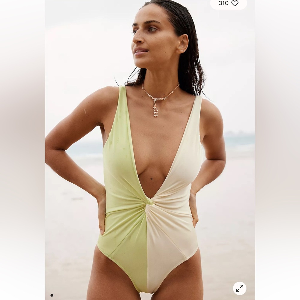 Free people x Juillet Olivia Tricot One-Piece Swimsuit